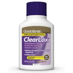 GoodSense ClearLax 8.3oz Osmotic Laxative, Compare to‎ MiraLAX, NEW & Sealed